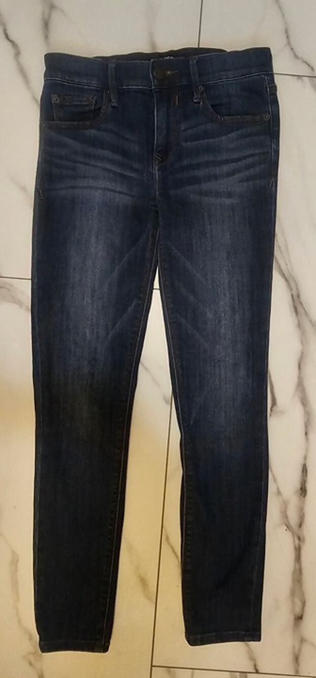 Express Women’s Legging Mid Rise Skinny Jeans Dark Wash Stretch Size 2S